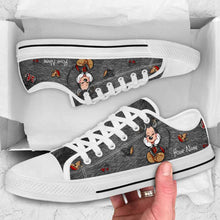 Load image into Gallery viewer, Personalized Low Top Shoes with Mouse Ears for Birthdays & Christmas
