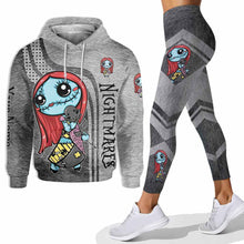 Load image into Gallery viewer, Personalized Cute Nightmares Hoodie & Leggings Set for Her