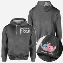 Load image into Gallery viewer, Personalized Couple Hoodie I'm Yours No Returns Or Refunds Gift