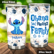 Load image into Gallery viewer, Personalized Ohana Tumbler Custom Name Family Gift