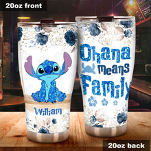 Load image into Gallery viewer, Personalized Ohana Tumbler Custom Name Family Gift