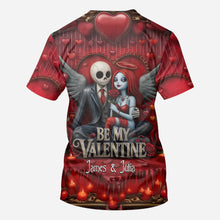 Load image into Gallery viewer, Personalized All Over Shirt Be My Valentine Gift for Couples