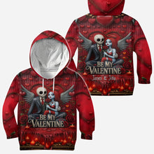 Load image into Gallery viewer, Personalized All Over Shirt Be My Valentine Gift for Couples