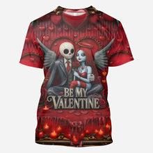 Load image into Gallery viewer, Personalized All Over Shirt Be My Valentine Gift for Couples