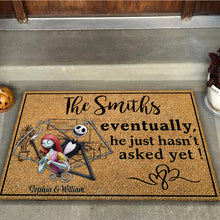 Load image into Gallery viewer, Personalized Nightmare Doormat Custom Name for Couples