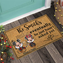 Load image into Gallery viewer, Personalized Mouse Doormat Custom Family Name Housewarming Gift