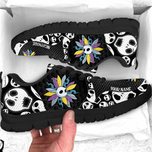 Load image into Gallery viewer, Personalized Nightmare Sneakers Custom Name Halloween Gift
