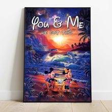 Load image into Gallery viewer, Personalized Couple Canvas Print You & Me We Got This Gift