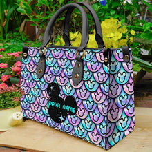 Load image into Gallery viewer, Personalized Leather Handbag with Mickey Design Gift for Her