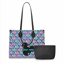 Load image into Gallery viewer, Personalized Leather Handbag with Mickey Design Gift for Her