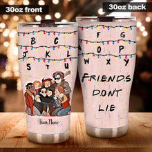 Load image into Gallery viewer, Personalized Stranger Things Tumbler Custom Name Gift for Fans