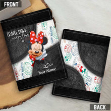 Load image into Gallery viewer, Personalized Mouse Passport Holder Custom Name Travel Gift