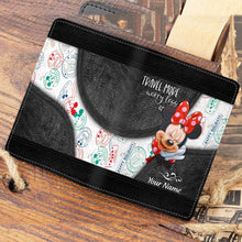 Load image into Gallery viewer, Personalized Mouse Passport Holder Custom Name Travel Gift