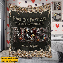 Load image into Gallery viewer, Personalized Nightmare Blanket Custom Couple Gift for Wedding Anniversary