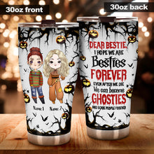 Load image into Gallery viewer, Personalized Halloween Tumbler Custom Bestie Forever Drinkware