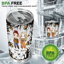 Load image into Gallery viewer, Personalized Halloween Tumbler Custom Bestie Forever Drinkware