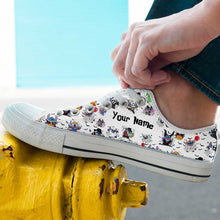 Load image into Gallery viewer, Personalized Halloween Low Top Shoes Custom Name Gift