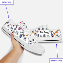 Load image into Gallery viewer, Personalized Halloween Low Top Shoes Custom Name Gift