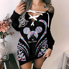 Load image into Gallery viewer, Personalized Off Shoulder Dress Custom Name for Birthdays & More