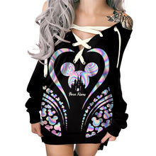 Load image into Gallery viewer, Personalized Off Shoulder Dress Custom Name for Birthdays & More