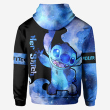 Load image into Gallery viewer, Personalized All Over T-shirt and Hoodie for Couples Gift