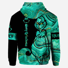 Load image into Gallery viewer, Personalized Grinch Hoodie and Leggings Set Custom Name Gift