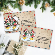 Load image into Gallery viewer, Personalized Wooden Christmas Mouse Pop Out Ornament Gift
