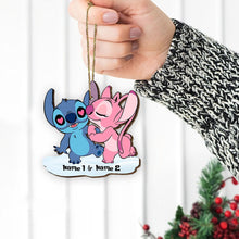 Load image into Gallery viewer, Personalized Ohana Wooden Pop-Out Ornament Custom Gift for Partner - Christmas Decoration