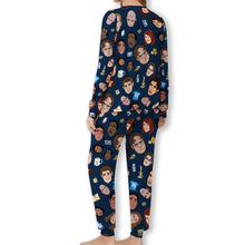 Load image into Gallery viewer, Personalized Christmas Pajamas Set with Custom Name for Couples