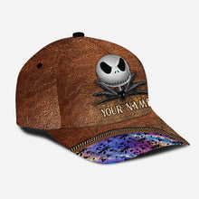 Load image into Gallery viewer, Personalized Classic Cap with Leather Print for Halloween Gift