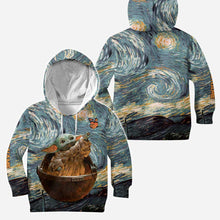 Load image into Gallery viewer, Personalized Starry Night Hoodie & Leggings Set for Kids