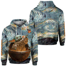 Load image into Gallery viewer, Personalized Starry Night The Force Hoodie & Sweatpants Set