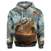 Load image into Gallery viewer, Personalized Starry Night The Force Hoodie & Sweatpants Set