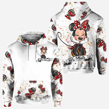 Load image into Gallery viewer, Personalized Mouse Ears Hoodie & T-Shirt Set for Couples - Unique Gift Idea