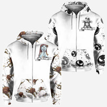 Load image into Gallery viewer, Personalized Nightmare Couple All Over T-Shirt & Hoodie Gift