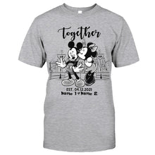 Load image into Gallery viewer, Personalized Couple Mouse T-shirt & Hoodie Gift for Anniversary