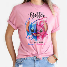 Load image into Gallery viewer, Personalized Couple Ohana T-shirts Hoodies Unique Gift Idea