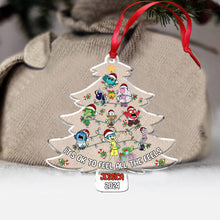 Load image into Gallery viewer, Personalized Acrylic Christmas Ornament Custom Name Gift