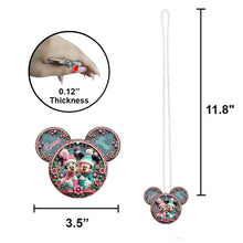 Load image into Gallery viewer, Personalized Mouse Couple Car Ornament Custom Name Gift