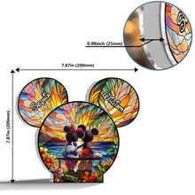Load image into Gallery viewer, Personalized Mouse Shaped Light Box Custom Name Gift for Couples