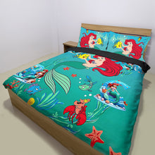 Load image into Gallery viewer, Personalized Mermaid Bedding Set for Grandma's Little Mermaids