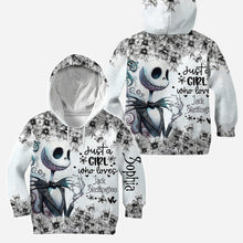 Load image into Gallery viewer, Personalized Nightmare Before Christmas Hoodie & Leggings for Girls