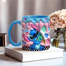 Load image into Gallery viewer, Personalized Ohana Accent Mug Custom Name Gift for Family