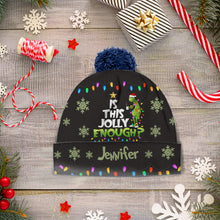 Load image into Gallery viewer, Personalized Christmas Beanie Hat with Custom Name - Cozy Gift Idea