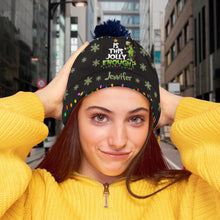 Load image into Gallery viewer, Personalized Christmas Beanie Hat with Custom Name - Cozy Gift Idea