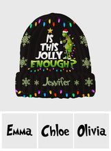 Load image into Gallery viewer, Personalized Christmas Beanie Hat with Custom Name - Cozy Gift Idea