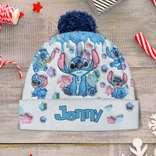 Load image into Gallery viewer, Personalized Ohana Beanie Hat Custom Name Gift for Family