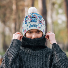 Load image into Gallery viewer, Personalized Ohana Beanie Hat Custom Name Gift for Family