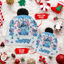 Load image into Gallery viewer, Personalized Ohana Beanie Hat Custom Name Gift for Family