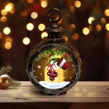 Load image into Gallery viewer, Personalized Christmas Family Lantern with Light Gift Idea